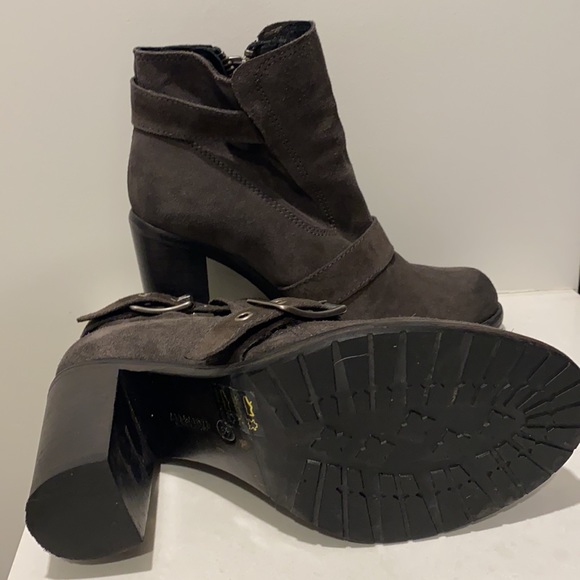 All Saints suede booties, gray - Picture 3 of 4